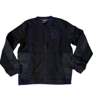 Under Armor Full zip Northwestern University Wildcats Fleece Jacket size Large